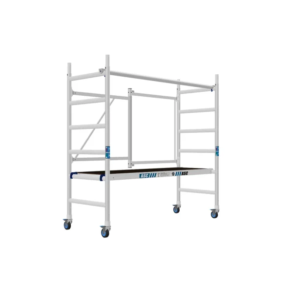 Andamio plegable de aluminio 3m de altura de trabajo homologado