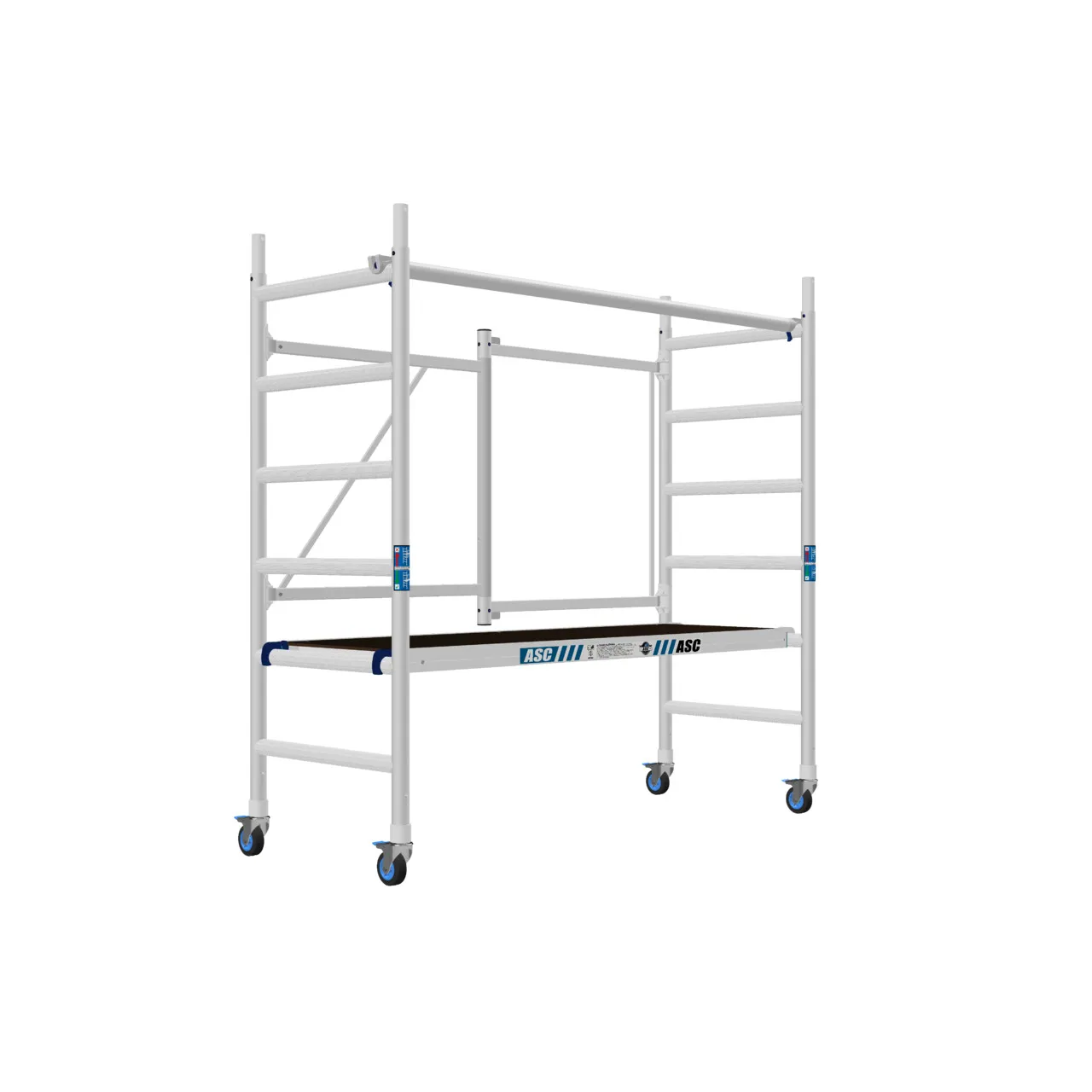 Andamio plegable BASIC 3 m ultraligero de aluminio para autónomos