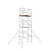 Andamio plegable de aluminio 6,5m de altura de trabajo homologado