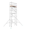 Andamio plegable de aluminio 7,5m de altura de trabajo homologado