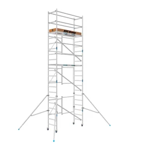 Andamio plegable de aluminio 7,5m de altura de trabajo homologado