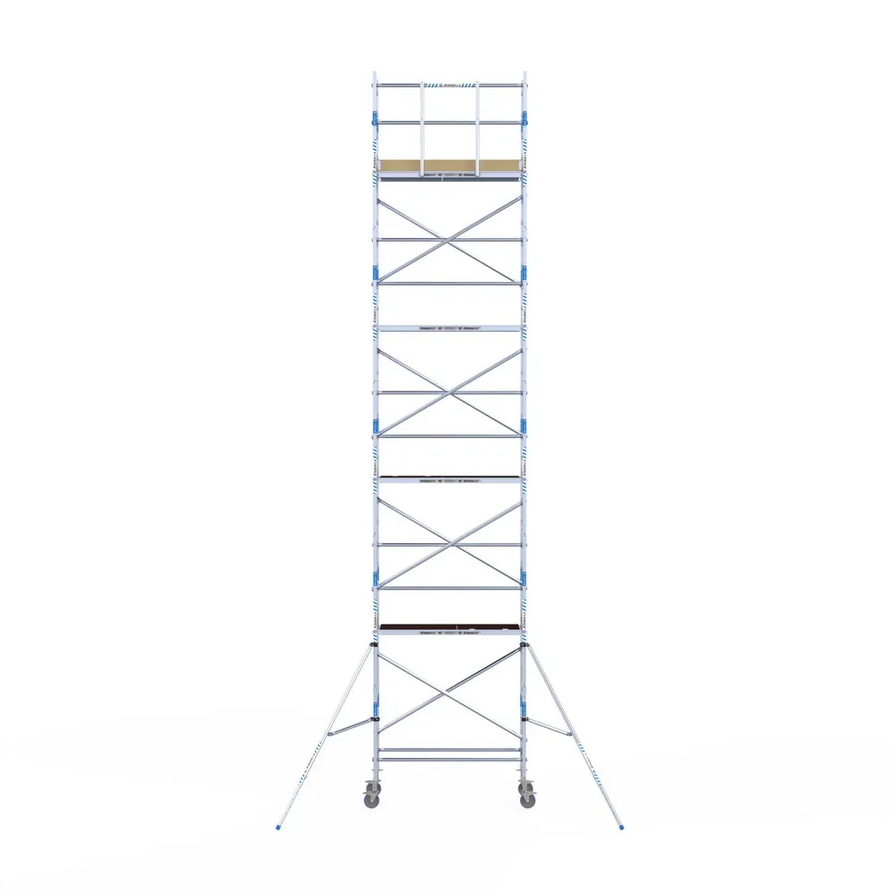 Torre móvil Alumexx 10,2 m, plataforma 75 × 190 cm