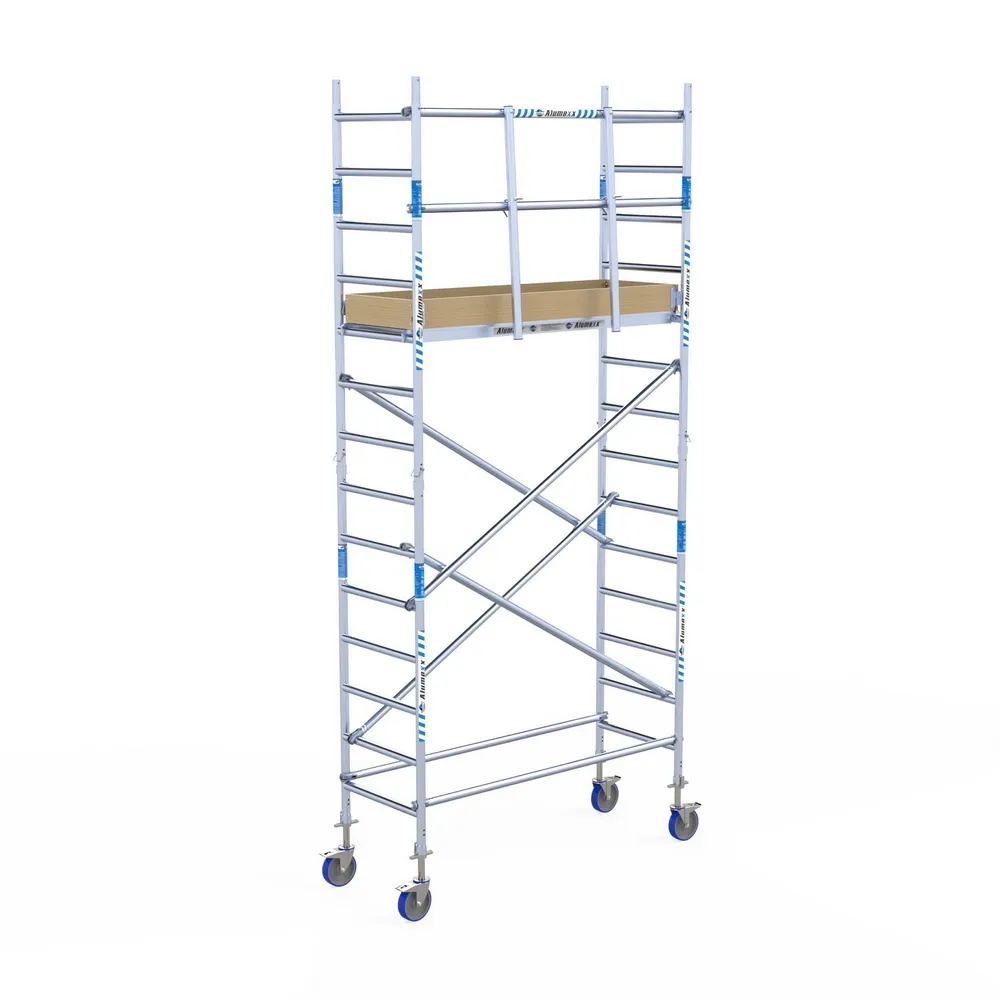 Torre móvil Alumexx 5,2 m, plataforma 75 × 190 cm