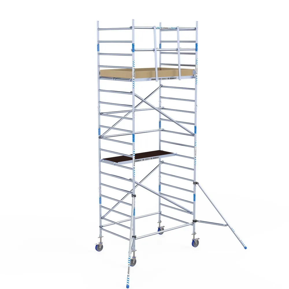 Andamio de aluminio con ruedas Alumexx (torre móvil) homologado UNE-EN 1004